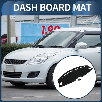 Dashboard Cover Mat for Suzuki Swift ZC 2017-2024 Black 1 Set