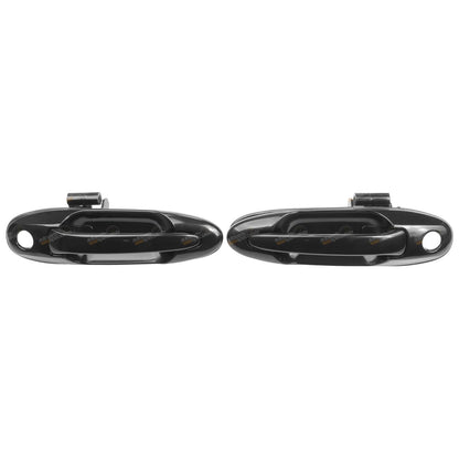 Black Front Outer Door Handles for Landcruiser FZJ105 HDJ100 HZJ105 UZJ100