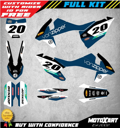 Custom Decal Kit Stickers for KTM SX 125 250 (2016-2018)