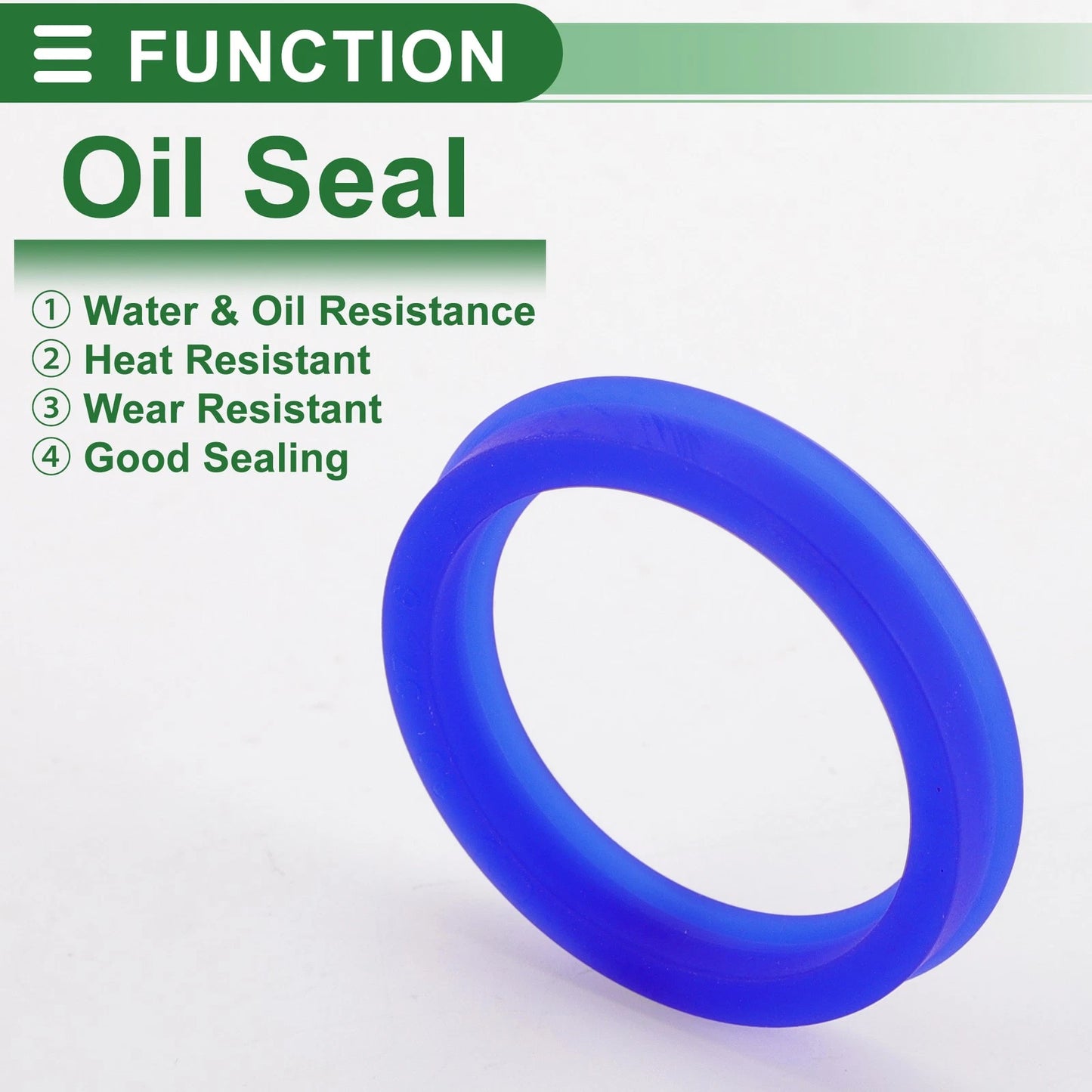 Oil Seal 30x37x6mm Seal Ring Rotary Shaft Seal TPU 5 Pcs