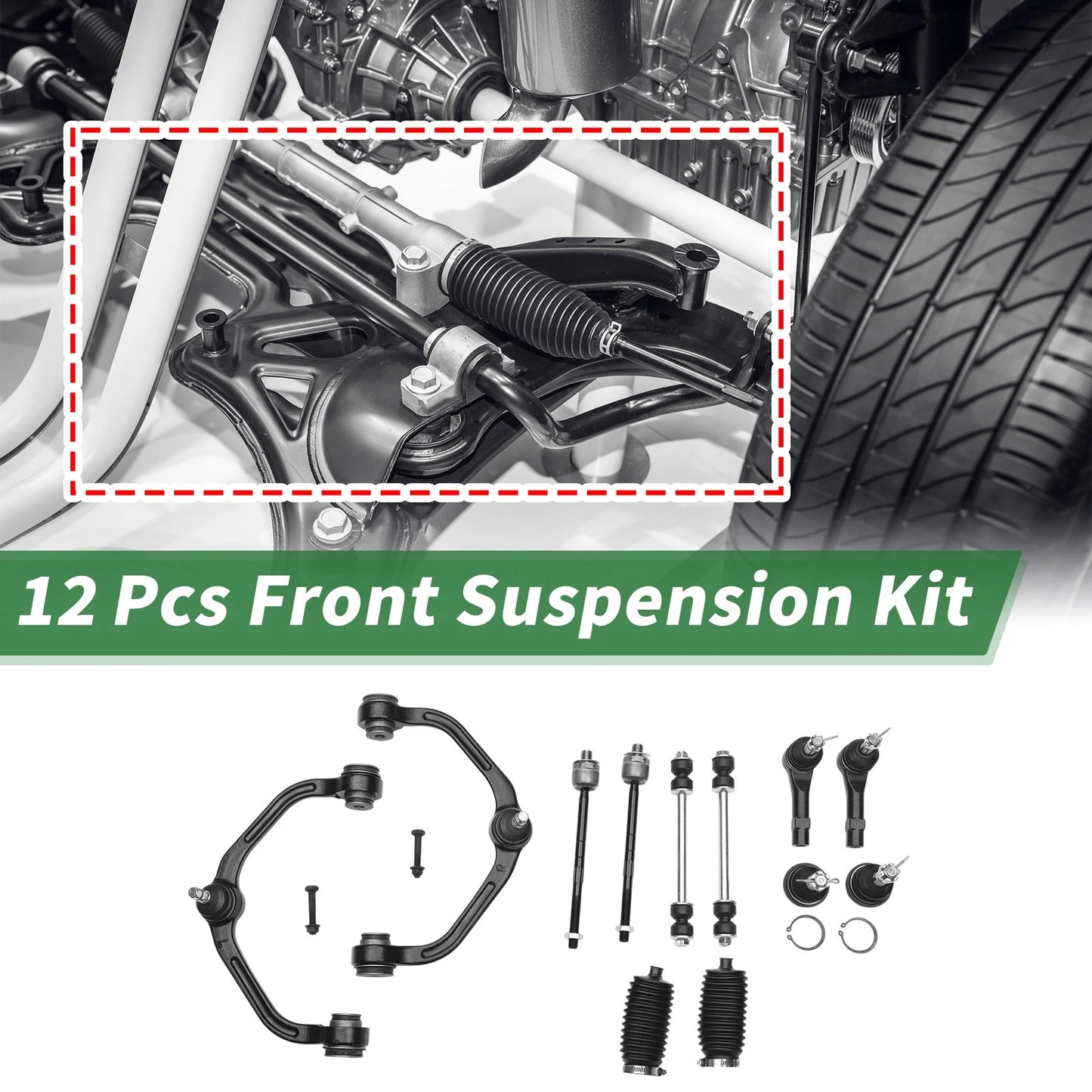 12 x Front Upper Control Arms for Ford Ranger (1998-2011) 2WD