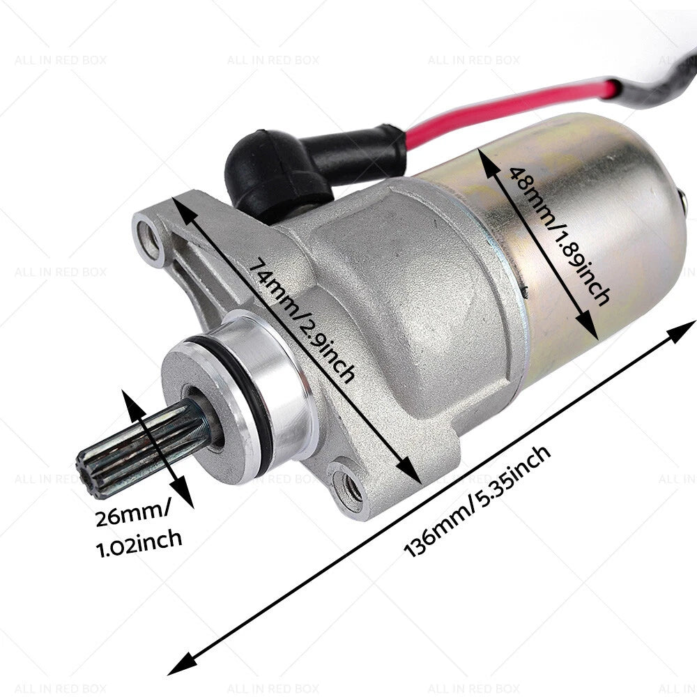 Starter Motor for Yamaha TTR50E TT-R50 TTR90 TT-R90 (2005-2017, 2004-2007)
