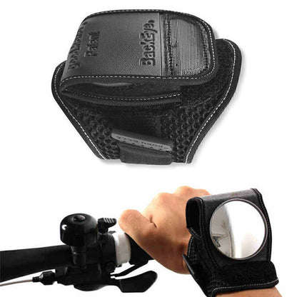 Bicycle Rear View Mirror for Safe Cycling - Wrist Strap Back Mirror