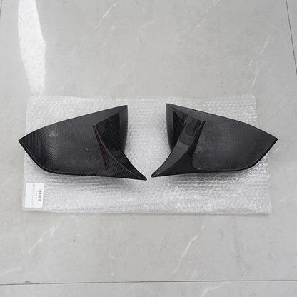 2 x Carbon Fiber Side Mirror Covers for 2020-2024 Tesla Model Y