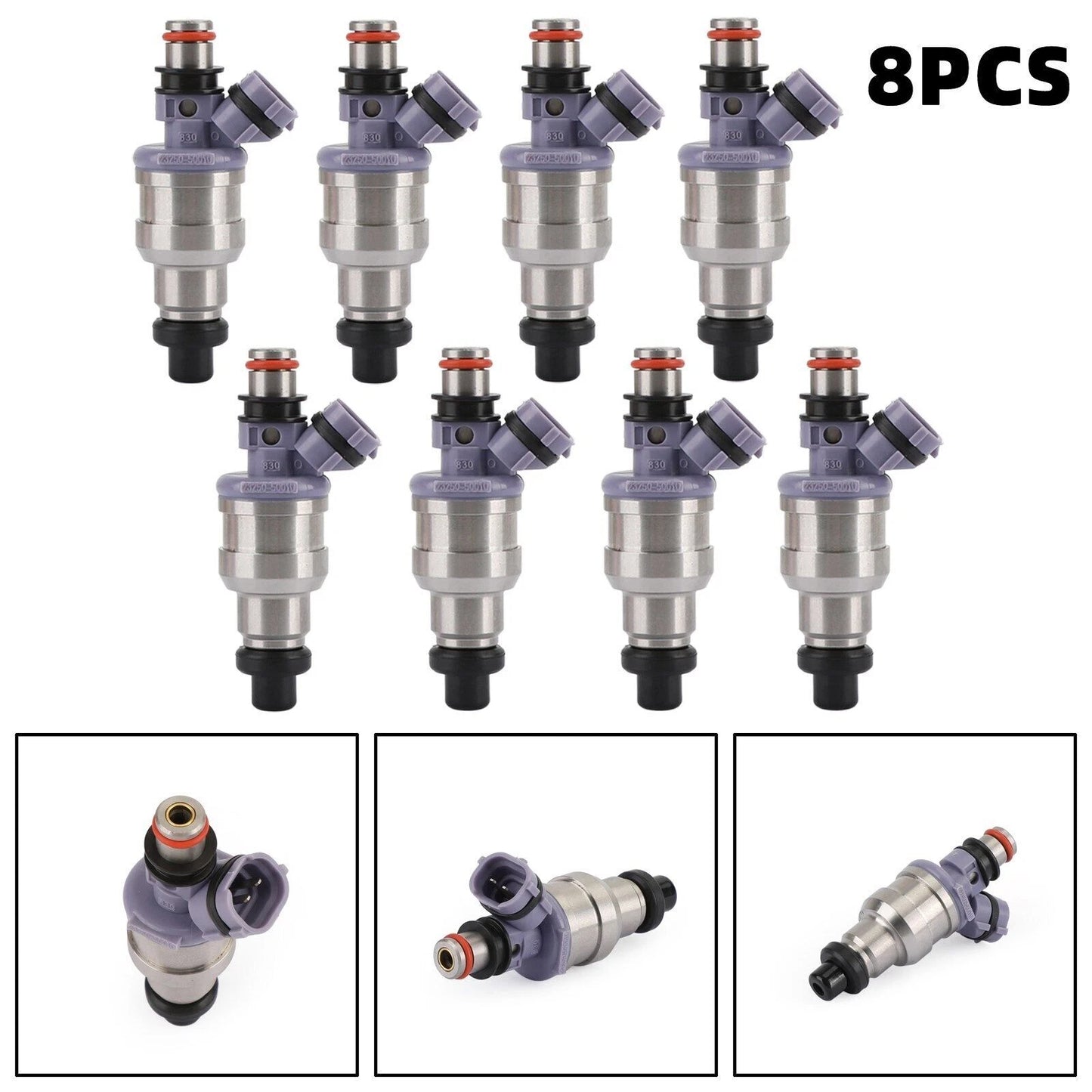 8PCS Fuel Injectors for Lexus LS400 1990-1992 4.0L V8
