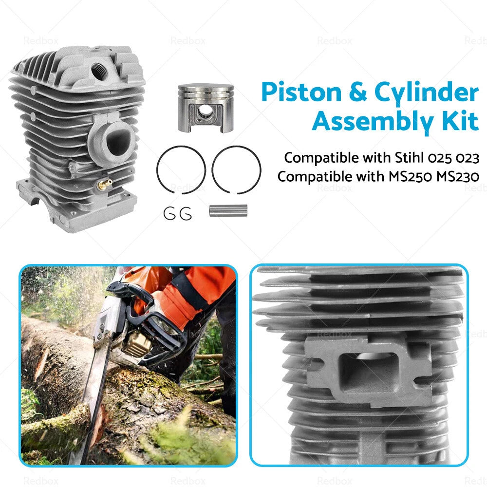 Piston & Cylinder Assembly Kit 42.5mm for Stihl 025 023 MS250 MS230