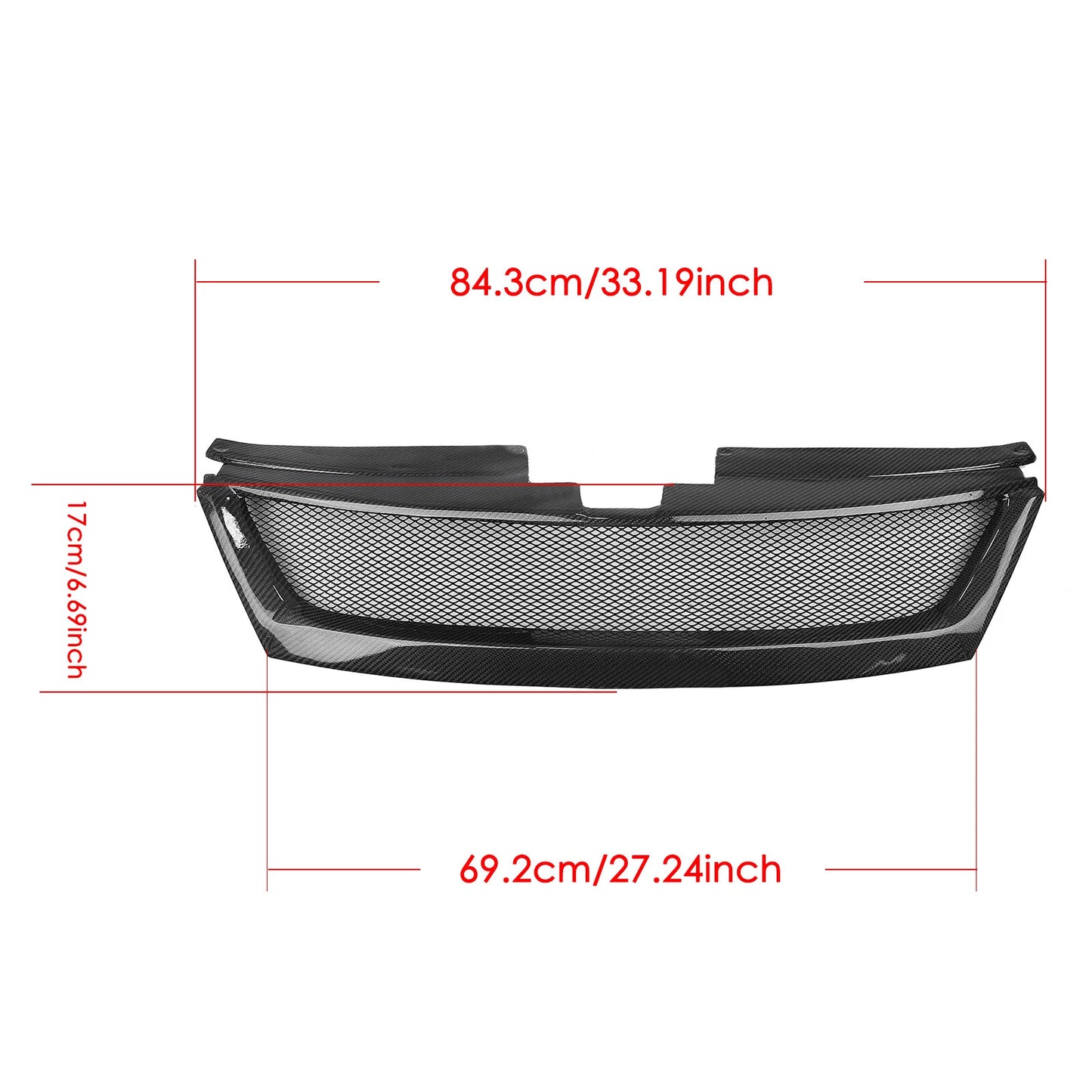 Front Bumper Grille for Mitsubishi Outlander (2007-2009)
