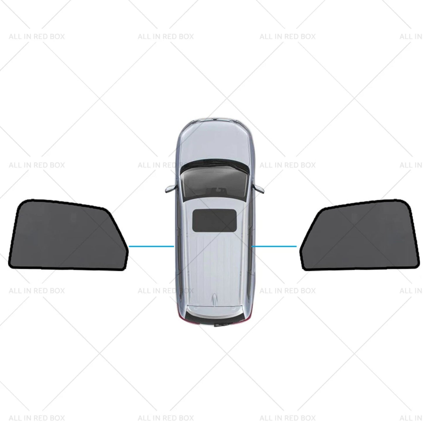 Magnetic Mesh Sun Blind Shades for Audi Q5 FY (2017-2025)