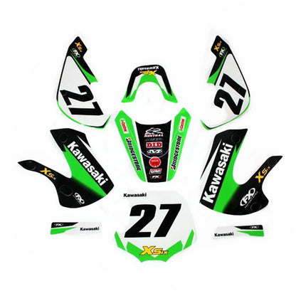 27 Classic Decals Stickers Kit for KLX 110 PIT PRO Dirt Bike