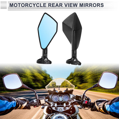 Rear View Mirrors Black Aluminum for M6