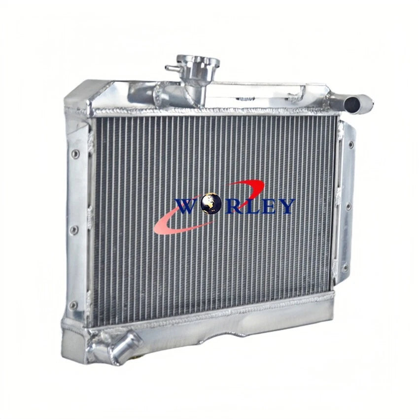 5ROW Aluminum Radiator & Fans for Rover MG MGA 1500/1600/1622 (1955-1962)