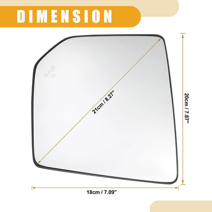 Rear View Mirror Glass for Ford F-150 (2015-2023)