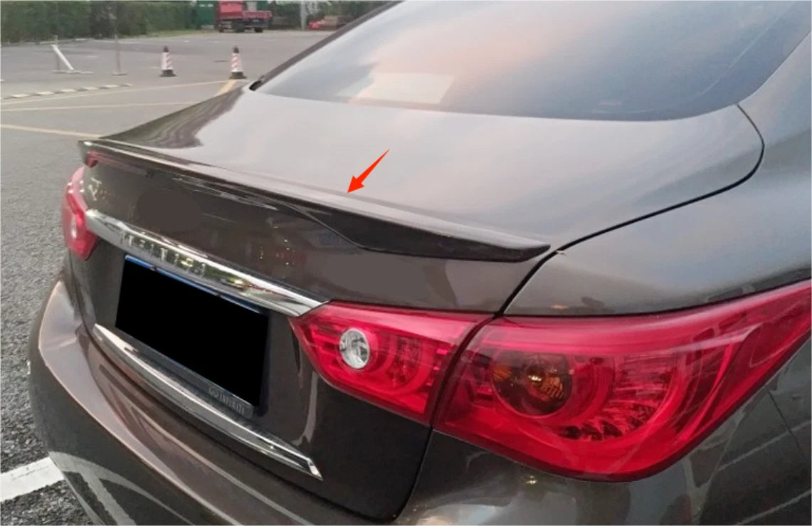 Rear Spoiler OE Style Wing for Infiniti Q50 Sedan 4DR Unpainted ABS (2014-2024)