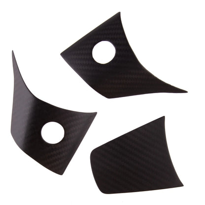 Carbon Fiber Steering Wheel Cover Trim for Tesla Model 3 (2017-2021)