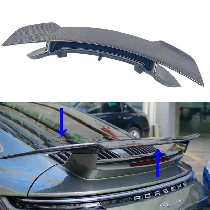 Carbon Fiber Rear Trunk Spoiler Wing DMC Fit For Porsche Carrera 911 992 2022-23