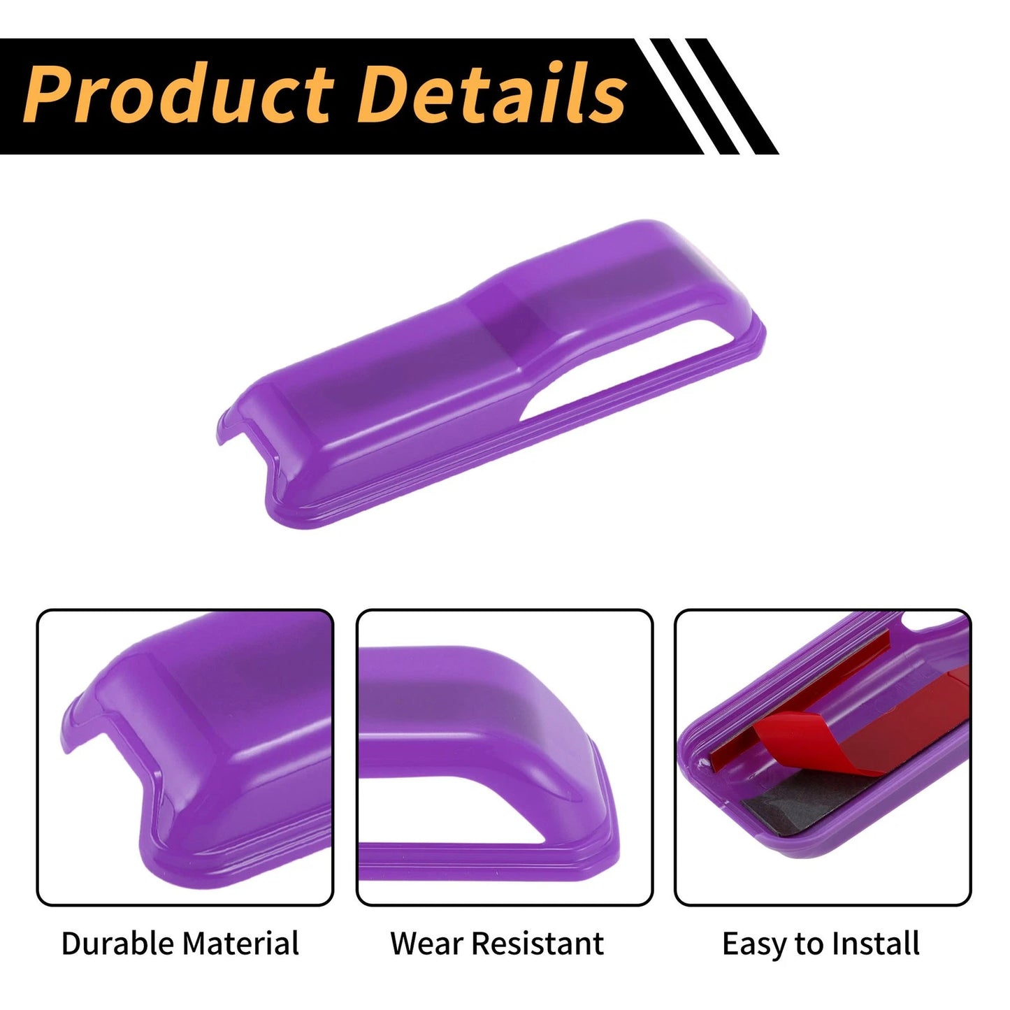 Engine Hood Hinge Cover for Jeep Wrangler JL JLU (2018-2023) - Purple