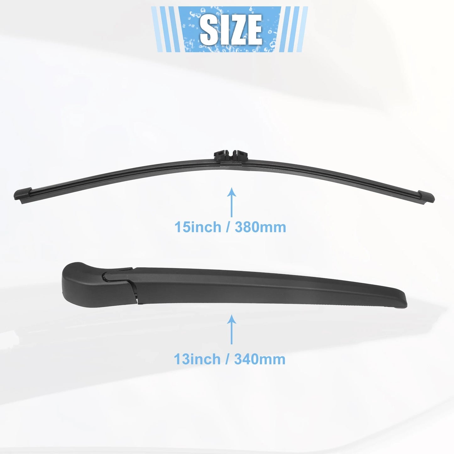 Rear Windshield Wiper Blade Arm Set for BMW X5 X5M E70 (2006-2013)