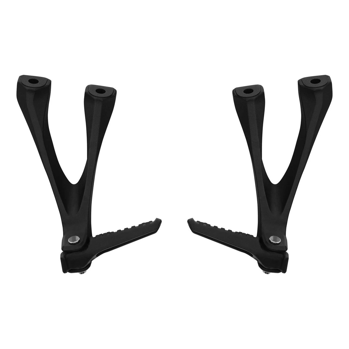 Black Rear Passenger Footrests Footpeg Bracket for Honda CBR1000RR (2017-2025)