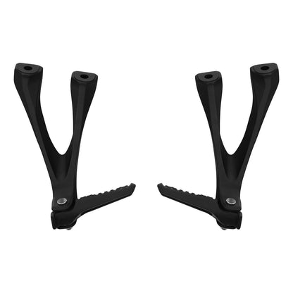 Black Rear Passenger Footrests Footpeg Bracket for Honda CBR1000RR (2017-2025)