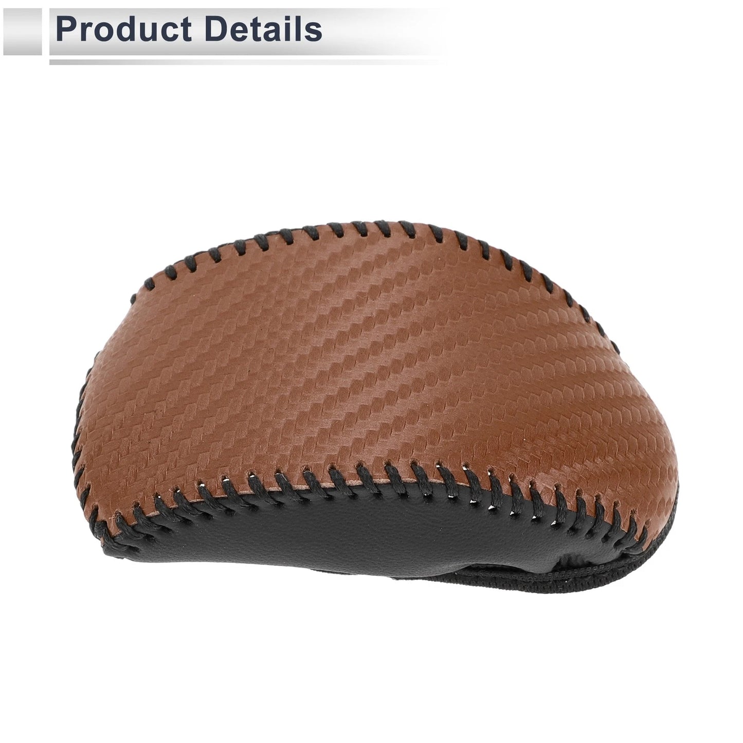 Brown Carbon Fiber Gear Shift Knob Cover for Toyota RAV4 (2019-2024)