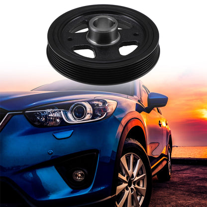 Engine Harmonic Balancer Crank Pulley Steel Black for Lexus CT200h