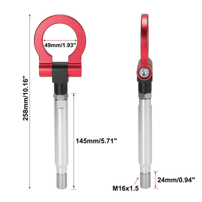 Red Front Bumper Tow Hook Screw for Subaru