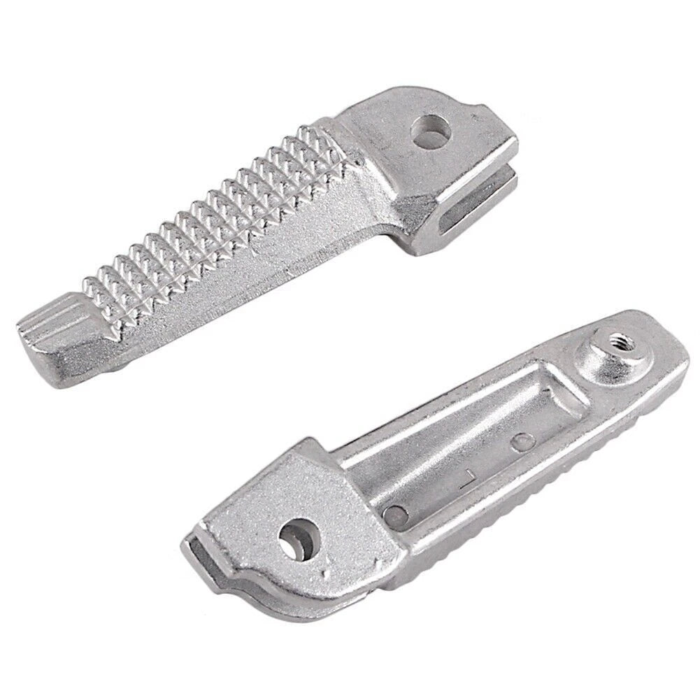 Front Silver Footrests Pegs for BMW K1300S K1300R F800R (2005-2013)