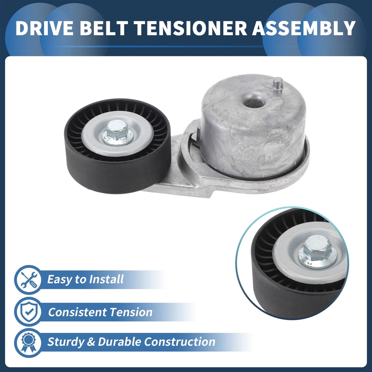 Belt Tensioner 1 x for Chrysler Sebring (2007-2010)