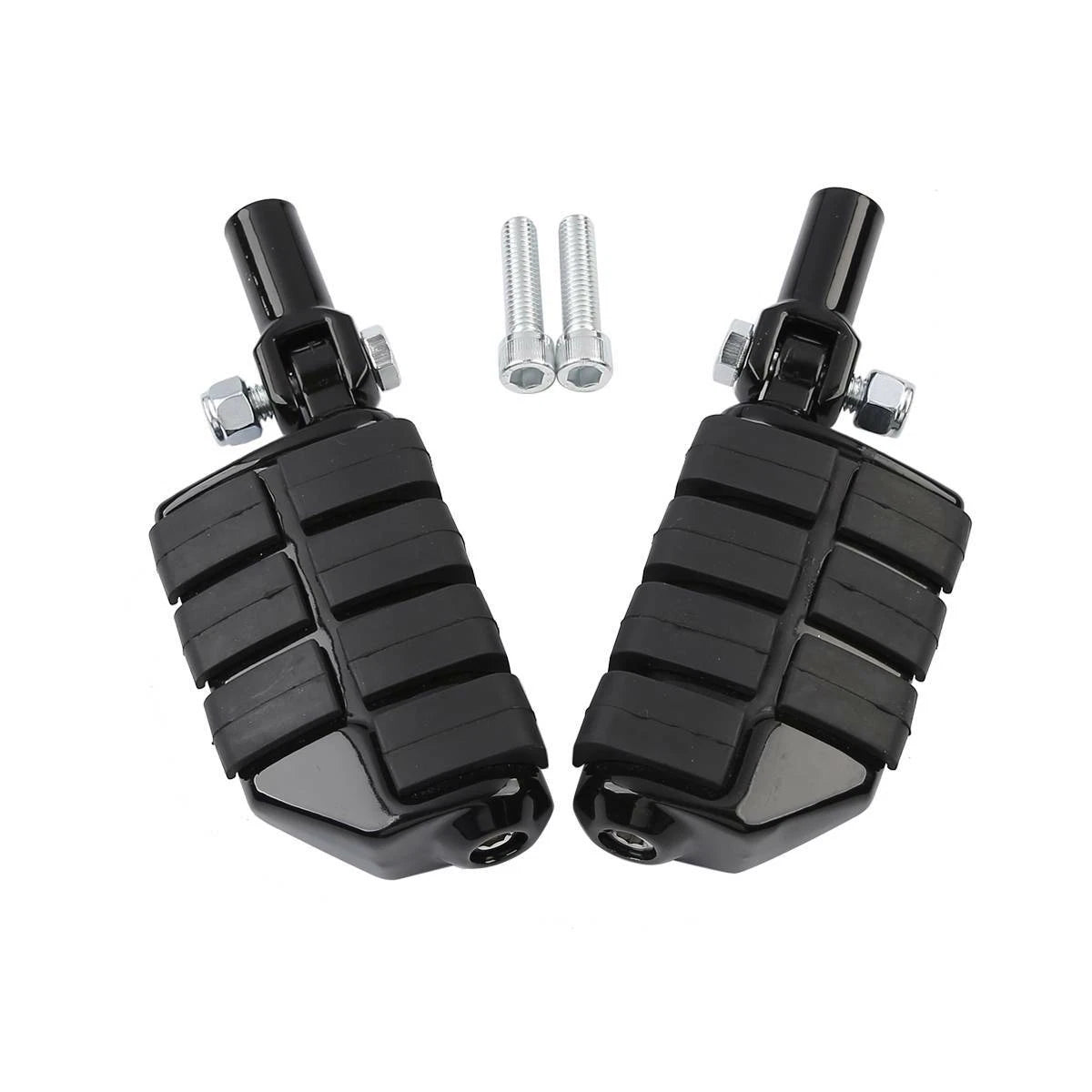 Black Passenger Footpeg Clevis Mount for Harley Heritage Softail (2000-2006)