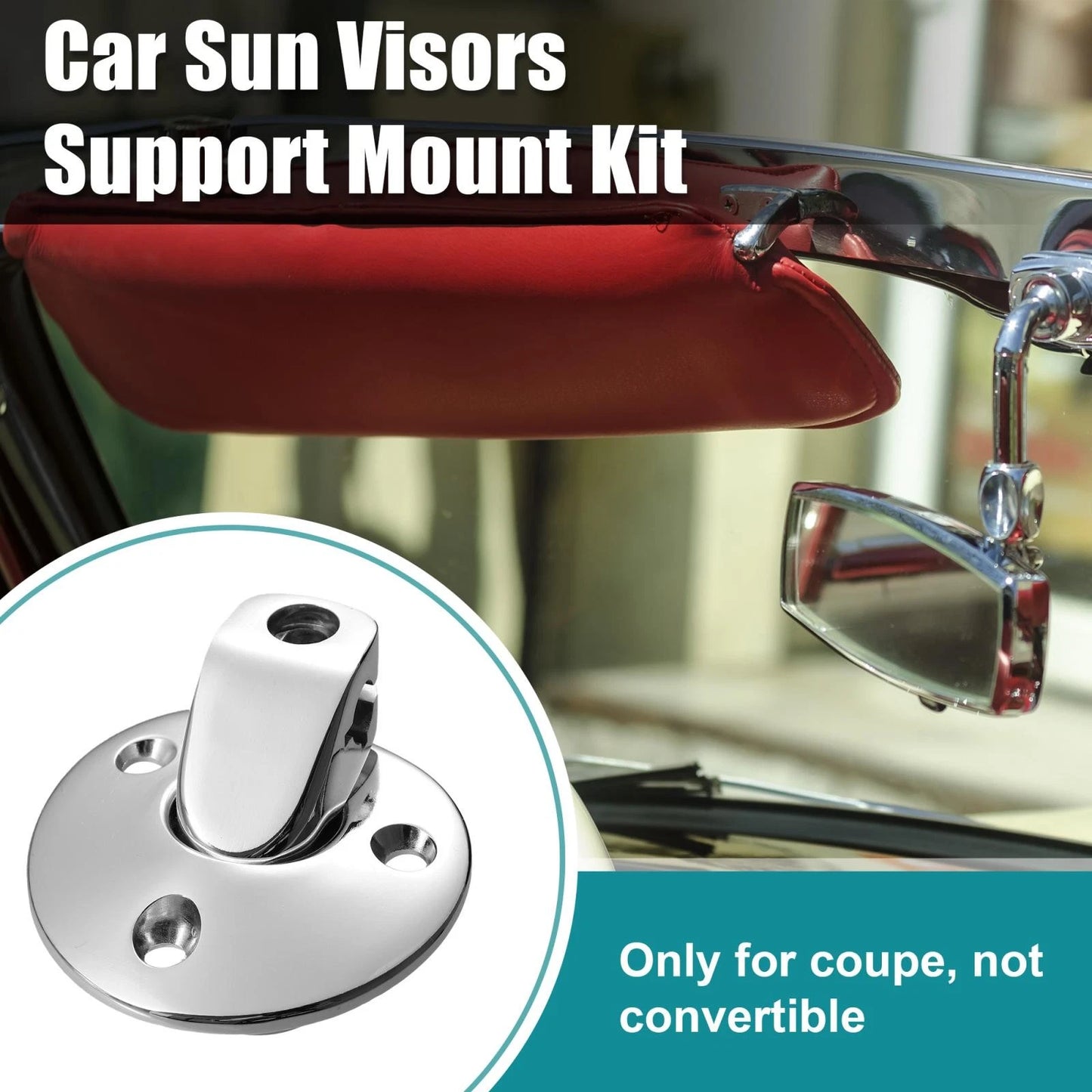 2 x Sunvisor Support Brackets for Buick Chevrolet (1964–1973)