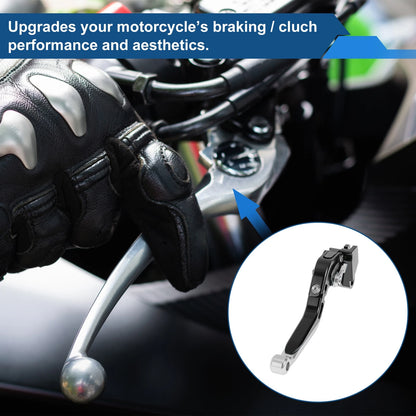 Adjustable Short Long Brake/Clutch Levers 1 Pair for Kawasaki NINJA650R (2006–2009)