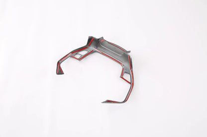 LHD Carbon Fiber Steering Wheel Cover Trim for 2023-2024 Toyota Prius 1 x