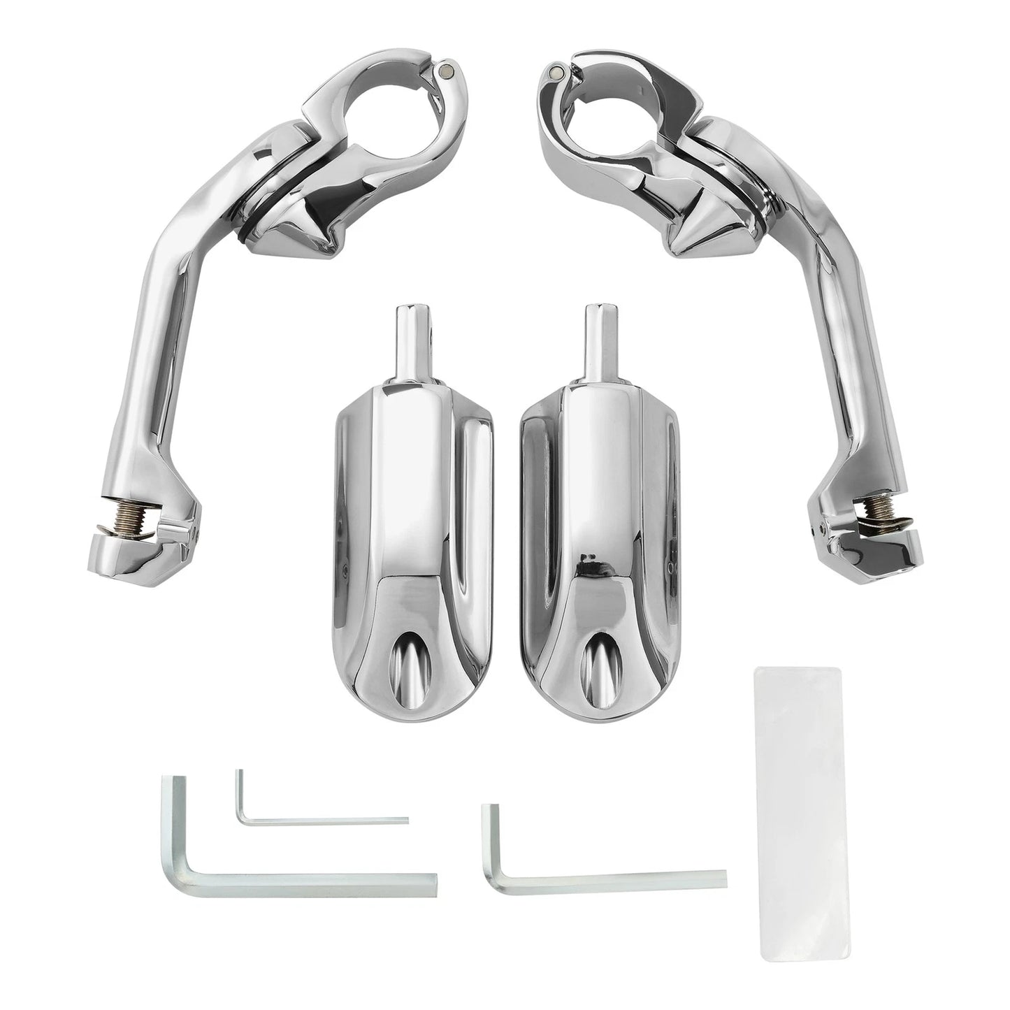1 1/4" Pegstreamliner Long Angled Highway Engine Guard Footpeg Mount for Harley