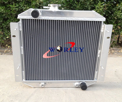 Aluminum Radiator + Fan for Ford Escort (1971-1980)