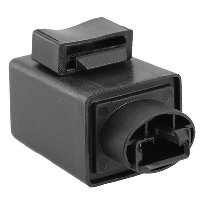 3x2.9x6.5cm Black ABS Flasher Relay 12V 3-Pin for LED Turn Signals