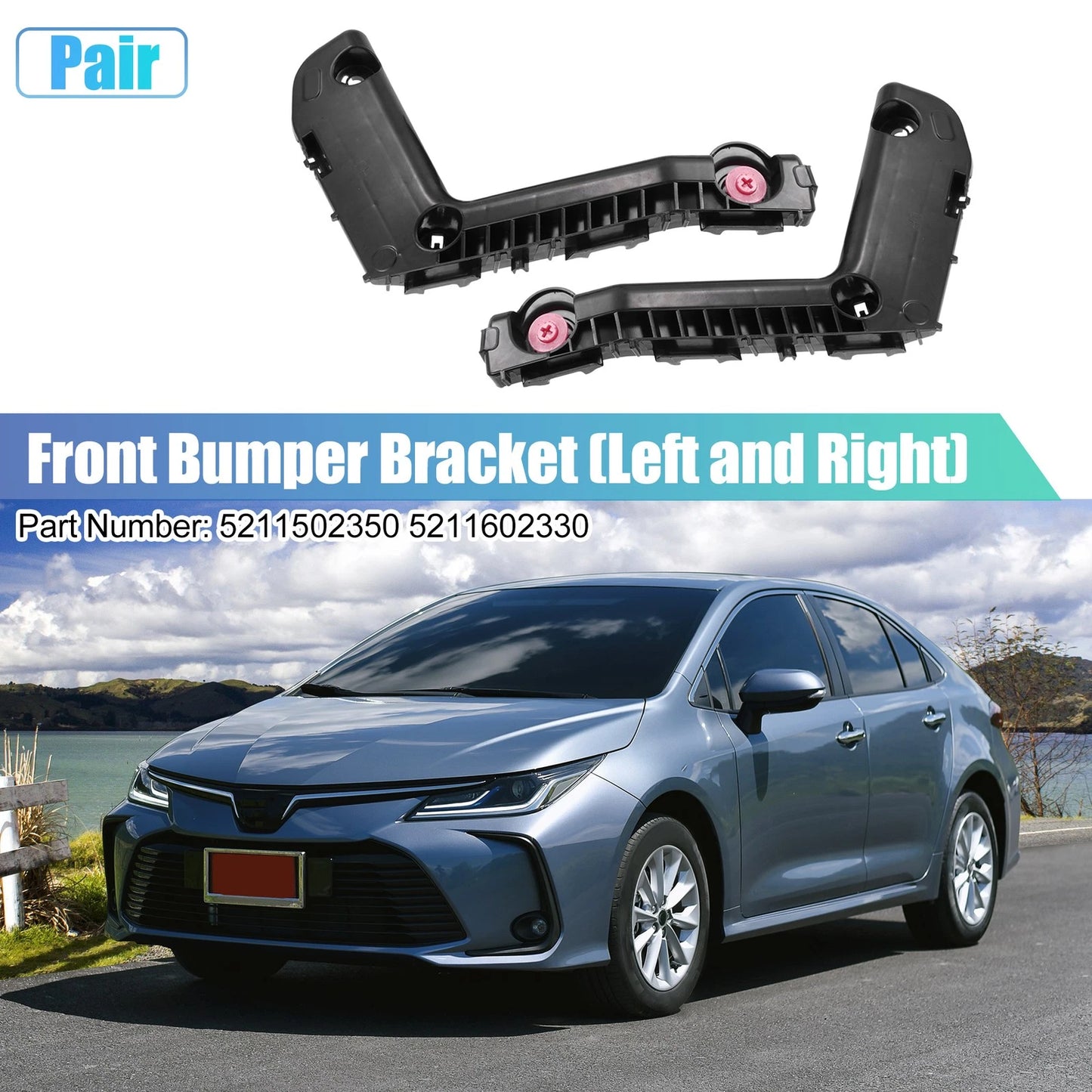 Front Bumper Mounting Support Bracket for Toyota (2010-2015)
