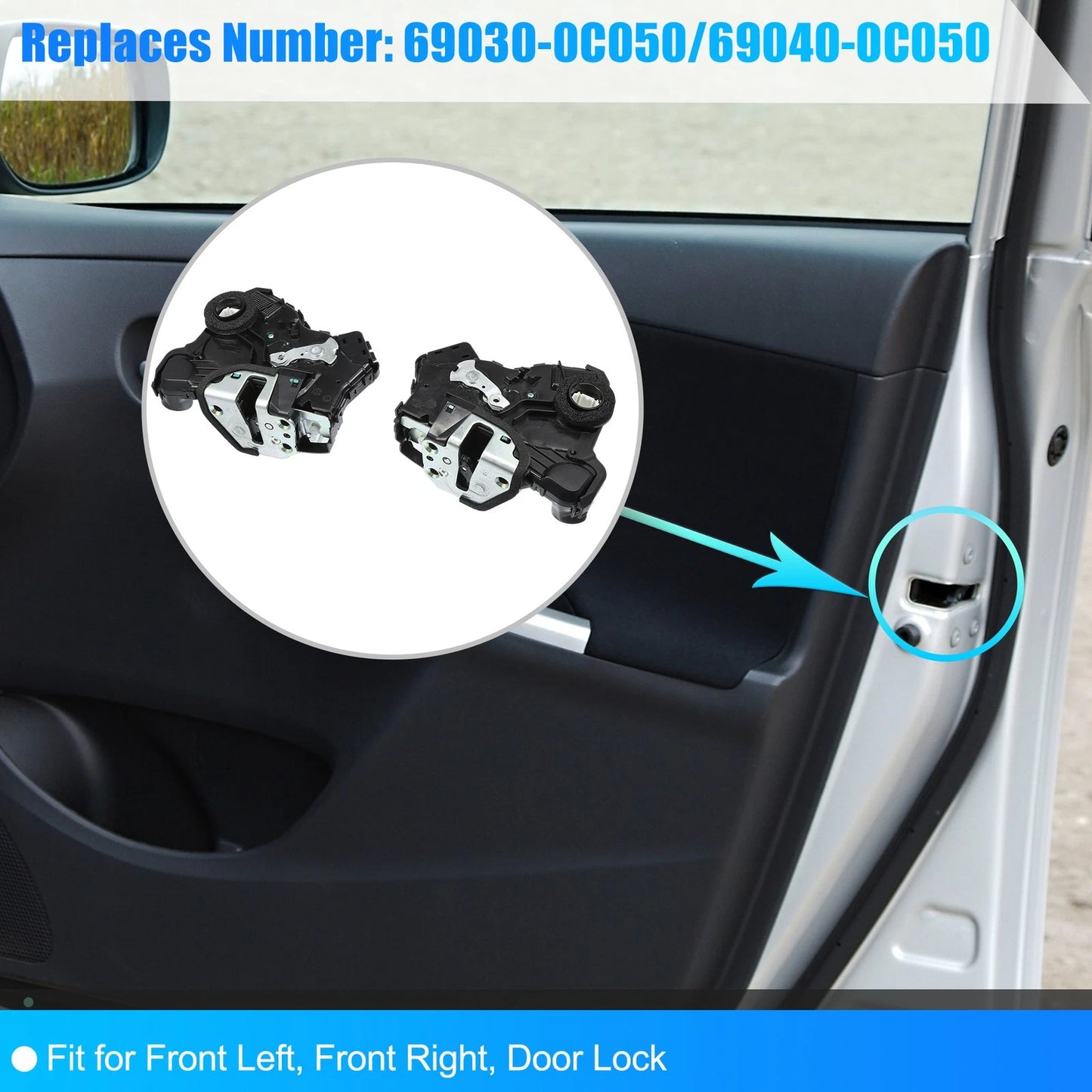 2 x Power Door Lock Actuator Motor for Toyota 4Runner, Camry, RAV4, Scion iQ