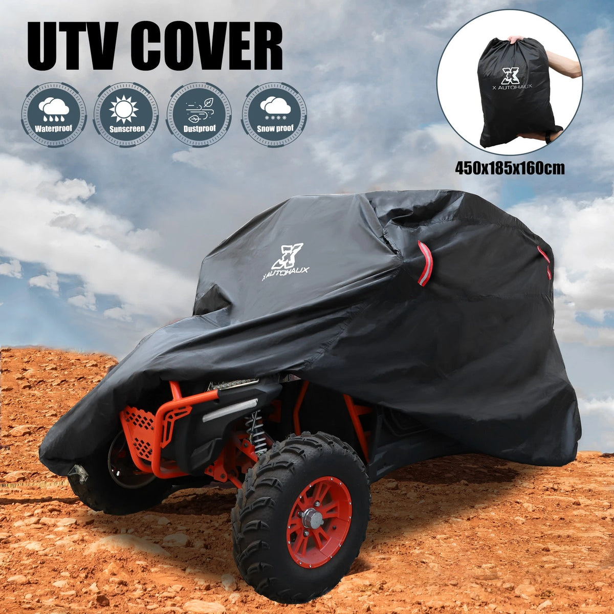 UTV Cover 4-6 Seats Storage for Can-Am Maverick X3 Max R Turbo (2017–2023)