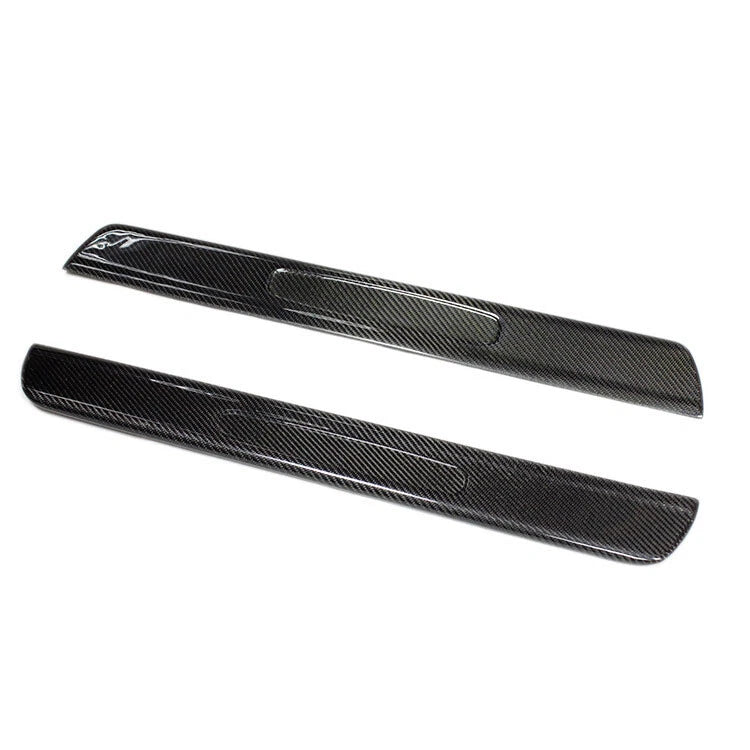 Carbon Fiber Door Sill Padel Guard Cover Trim fits Porsche 991 997 2006-2010