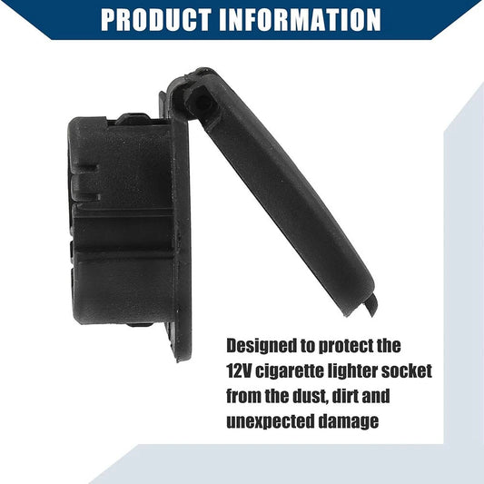 12V Console Power Outlet Cover Cap for Ford Edge F-150 F-250 F-350 (2015-2023)
