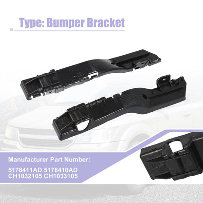 LH RH Front Bumper Bracket for Dodge Journey (2009-2020)