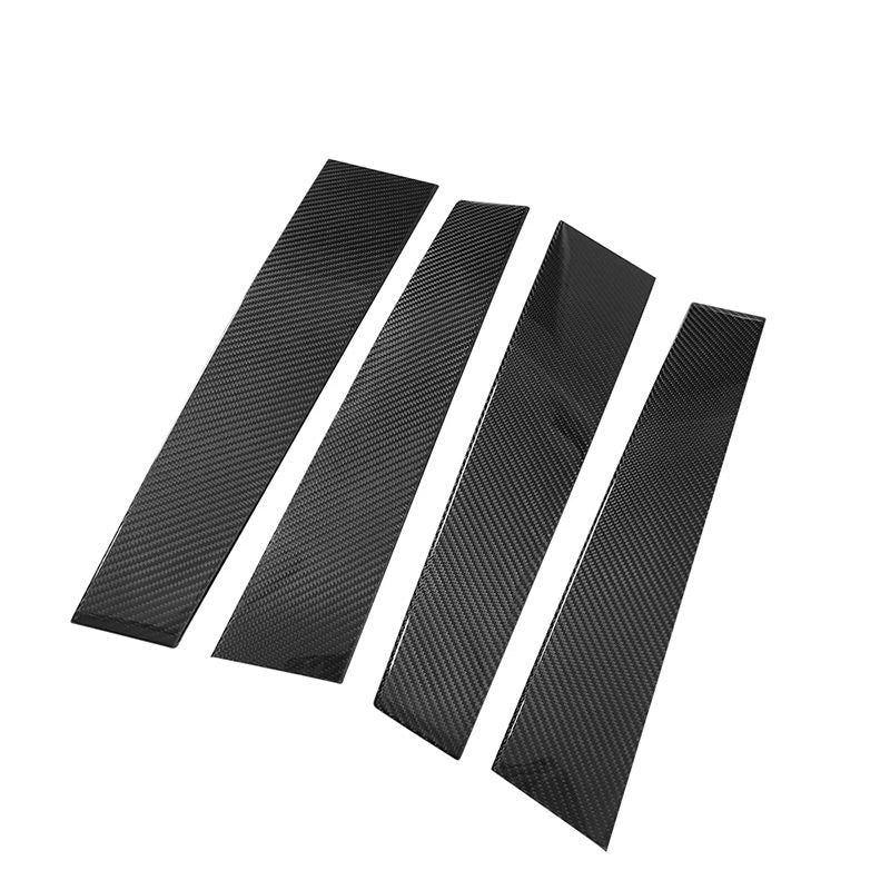 100%Carbon Exterior Windshield B-Pillar Panel Trim For Toyota GR Corolla 2023-25