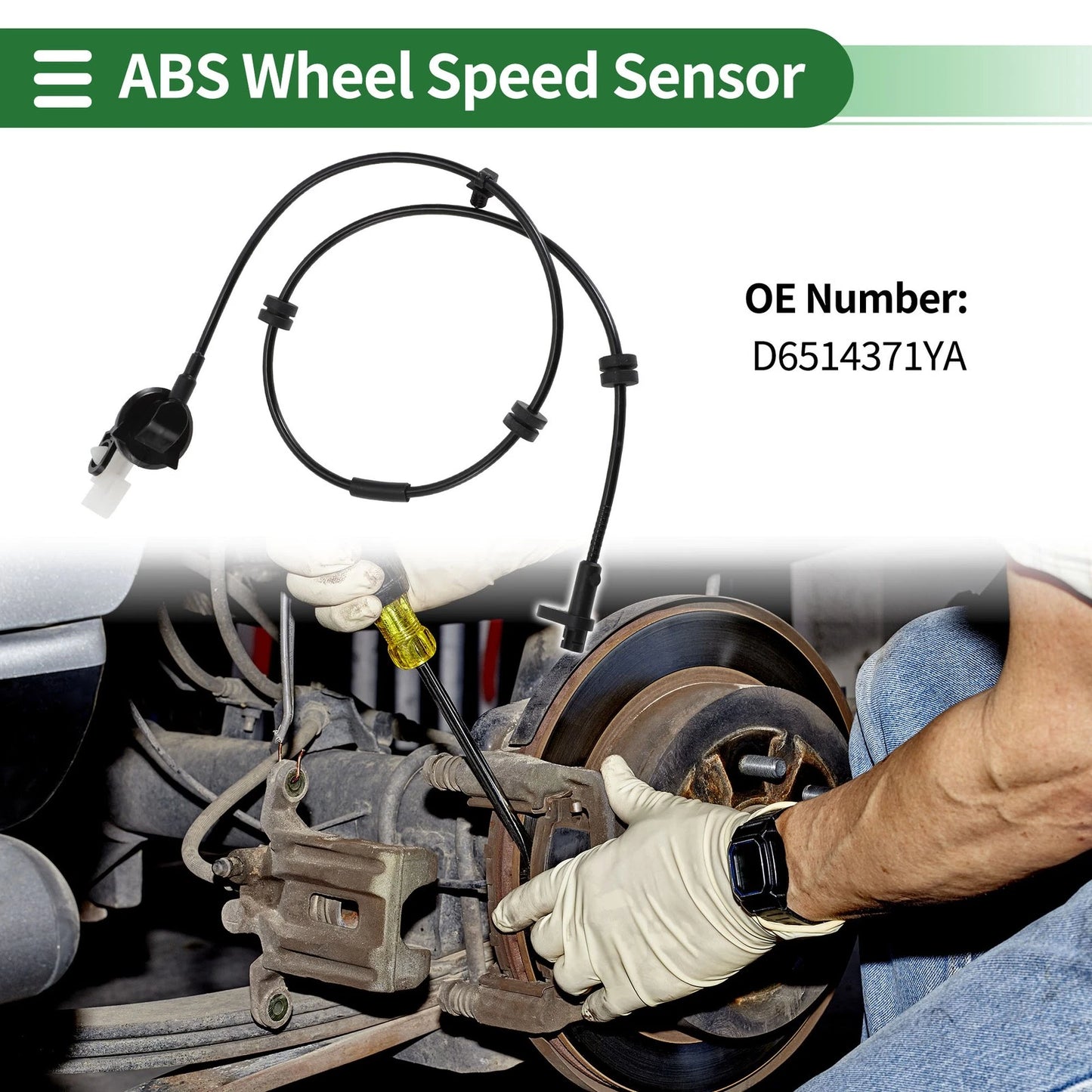 ABS Wheel Speed Sensor for Mazda 2 (2008-2015)