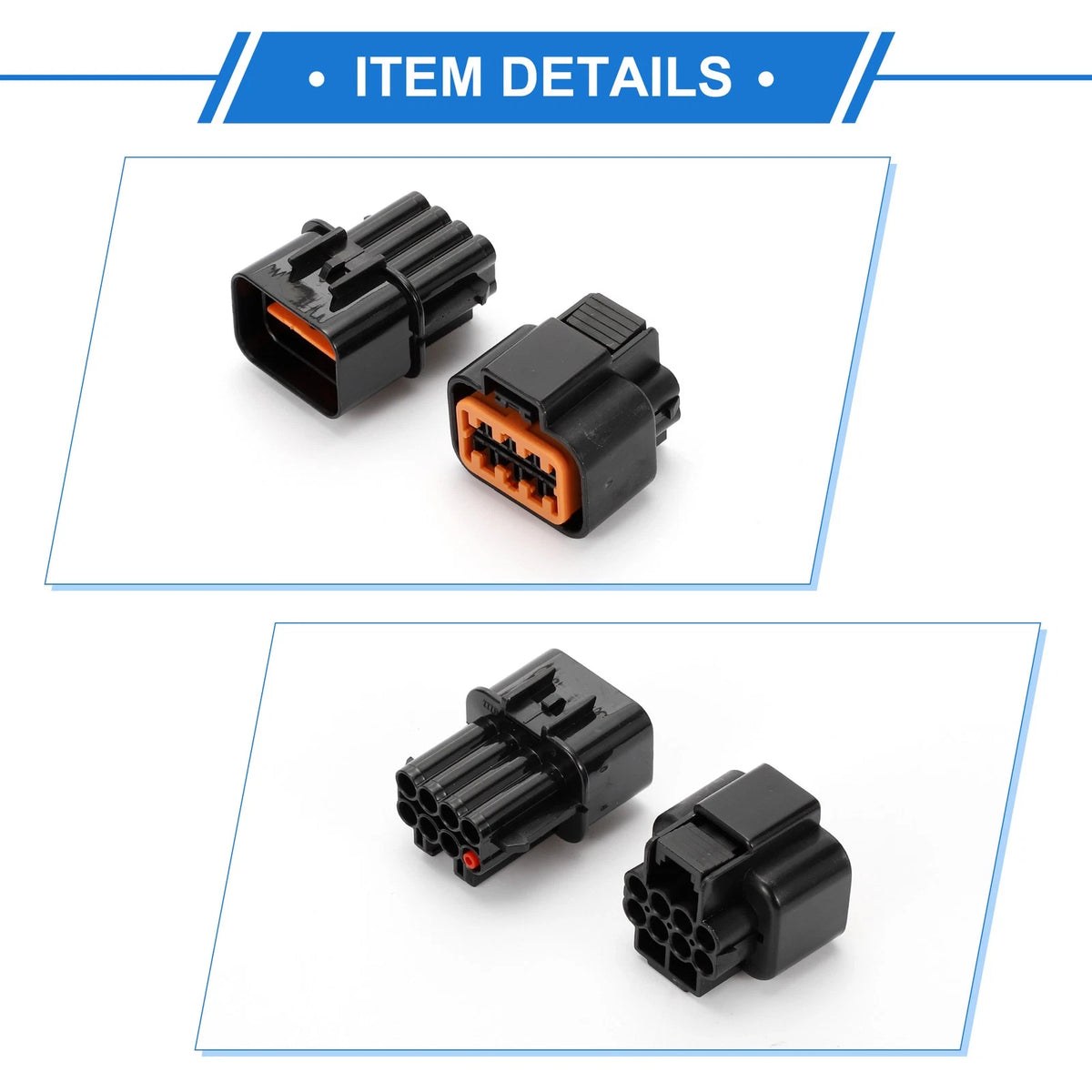 8 Pin Front Headlight Connector Plug for Hyundai, Kia
