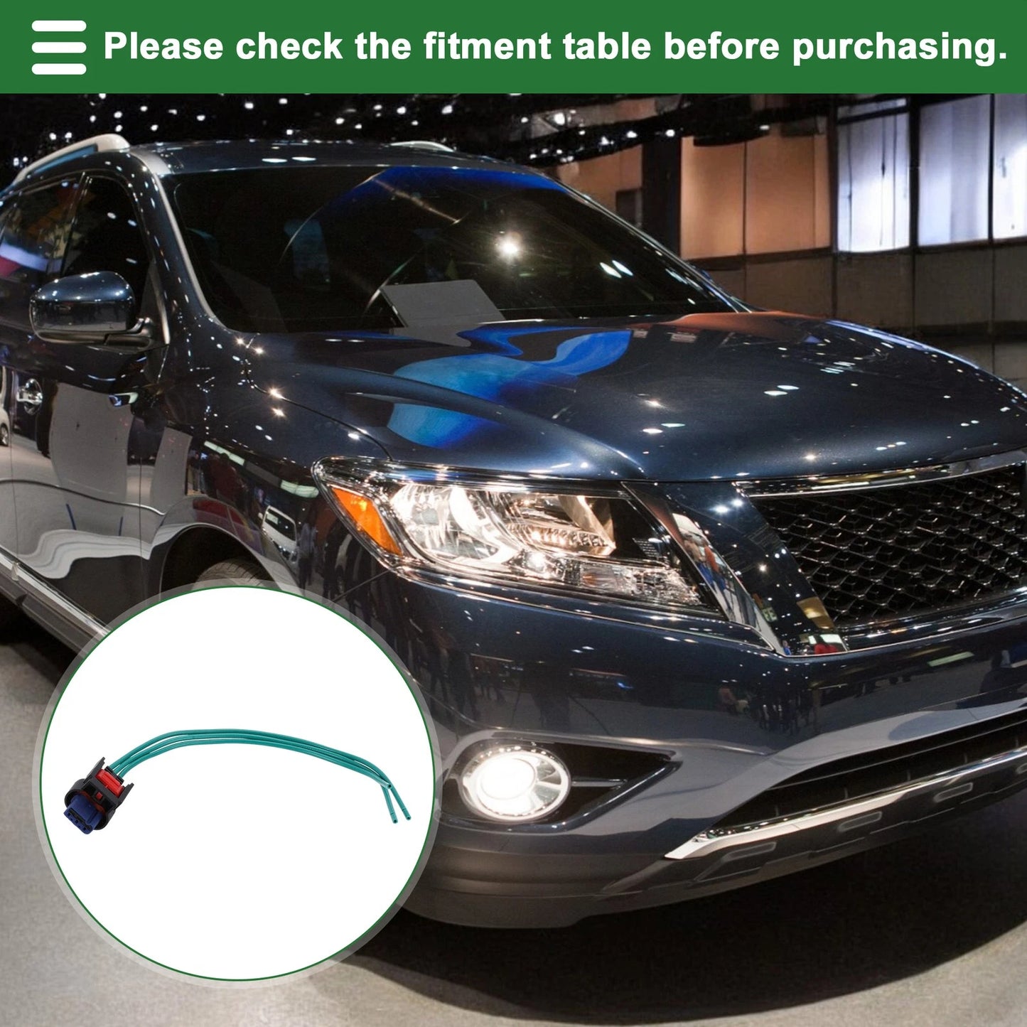 3-Pin Sensor Wiring Harnesses for VOLKSWAGEN ROUTAN (2009-2010)