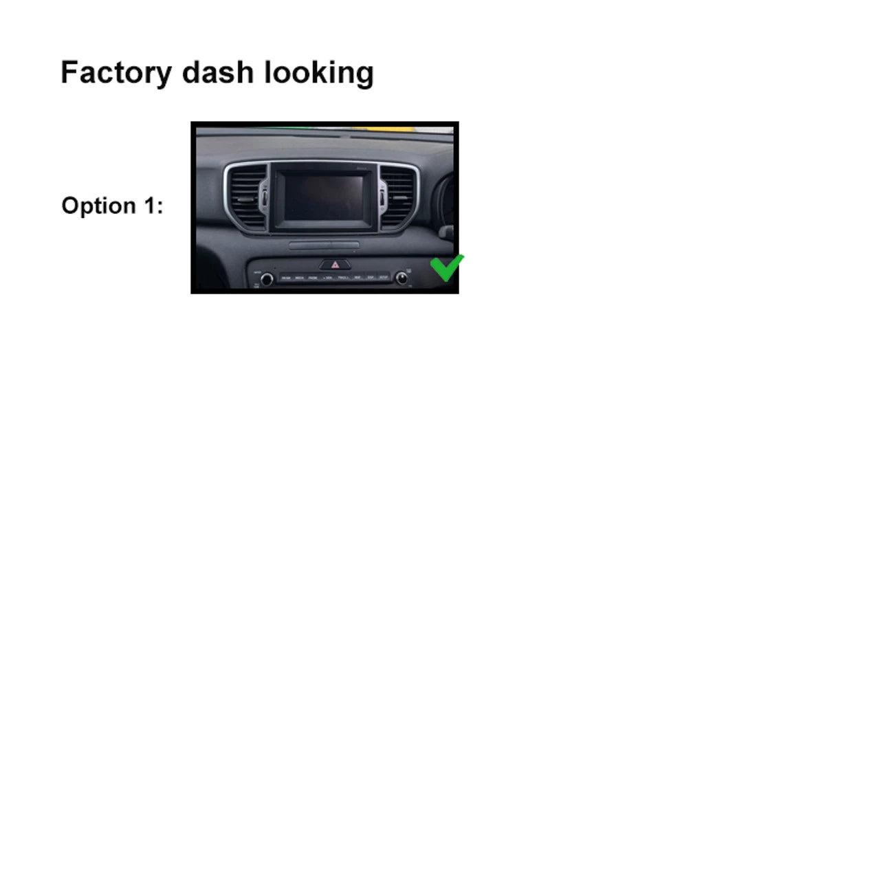 9'' Wireless CarPlay Android Auto Head Unit for Kia Sportage (2015-2018)