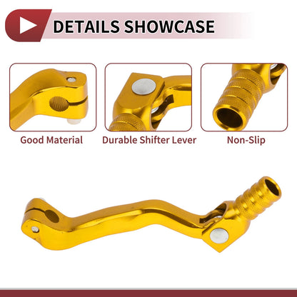Folding Motorcycle Gear Shifter Lever for Yamaha TTR 50cc Yellow
