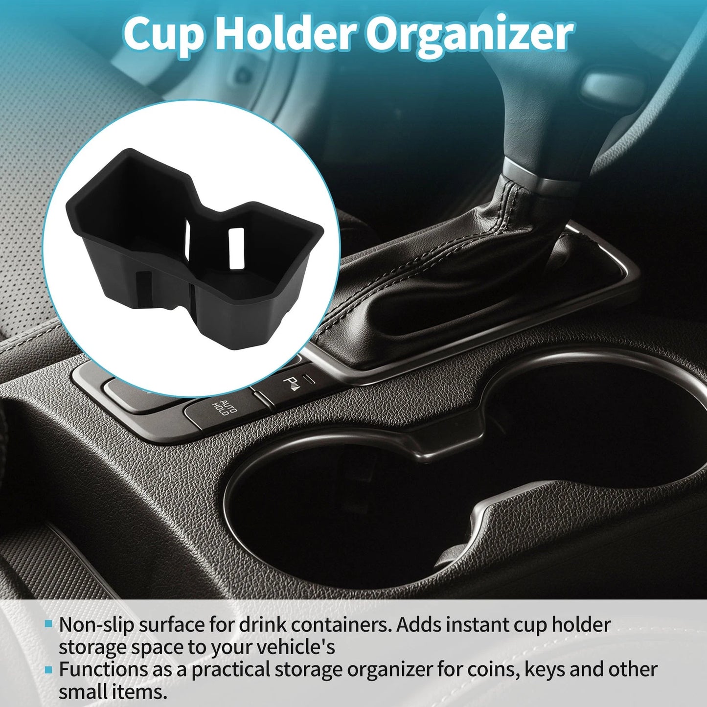 Center Console Cup Holder Organizer 1 pc for Toyota Tundra (2022–2026)