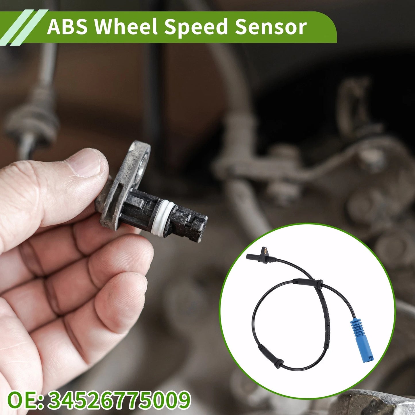 ABS Wheel Speed Sensor for BMW 328i (2007 - 2012)