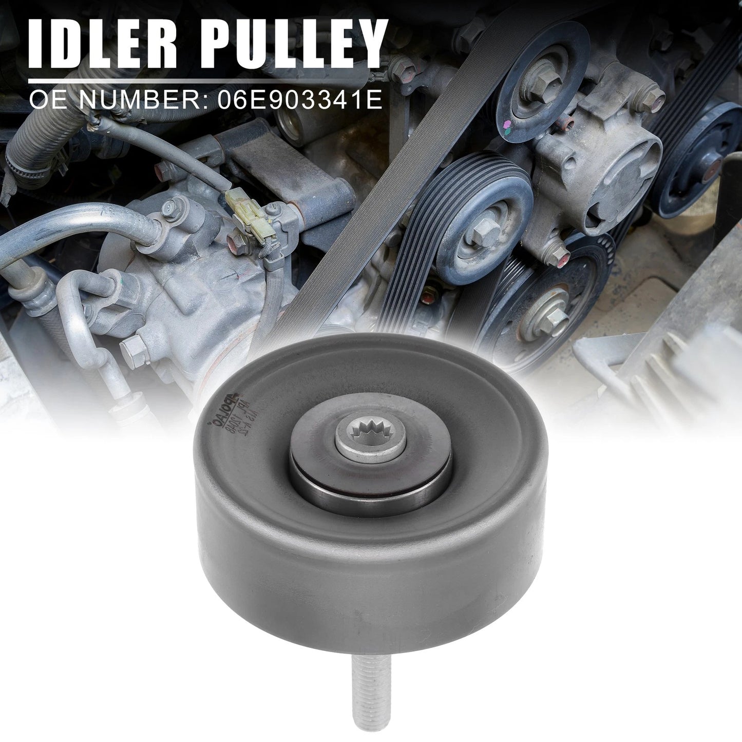 Drive Belt Idler Pulley 2.0L for Audi A4 (2016)